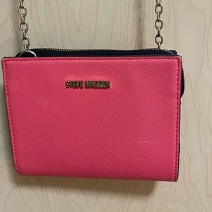 Steve Madden bright pink cross body